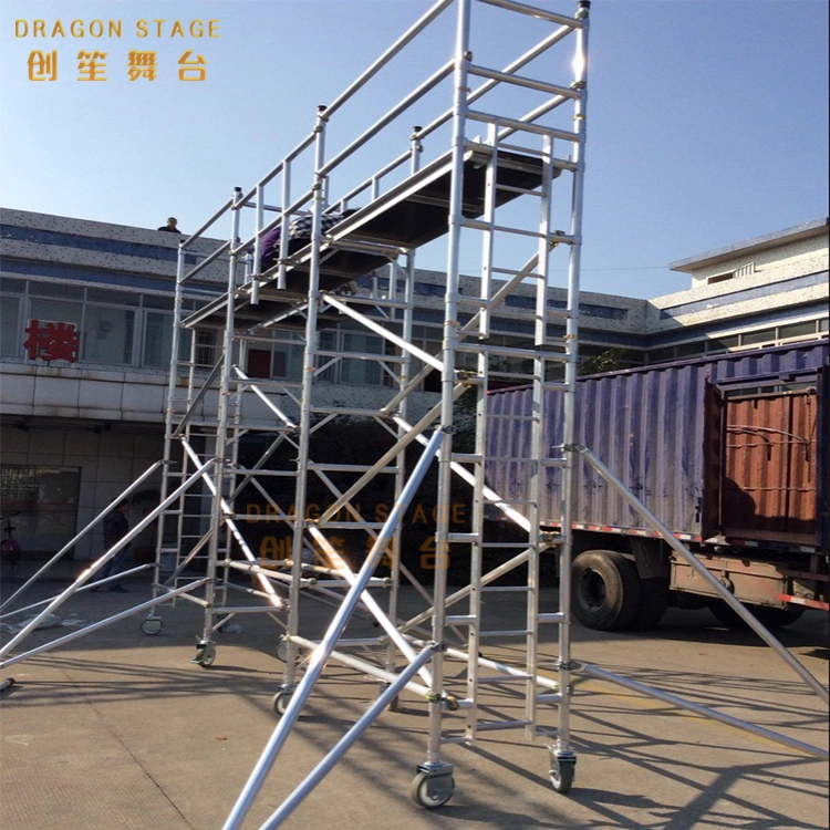 Dragonstage Trapezoid Scaffold Aluminum Tower Scaffold Aluminium Scaffolding System Barbados Belarus Belgium Belize Benin