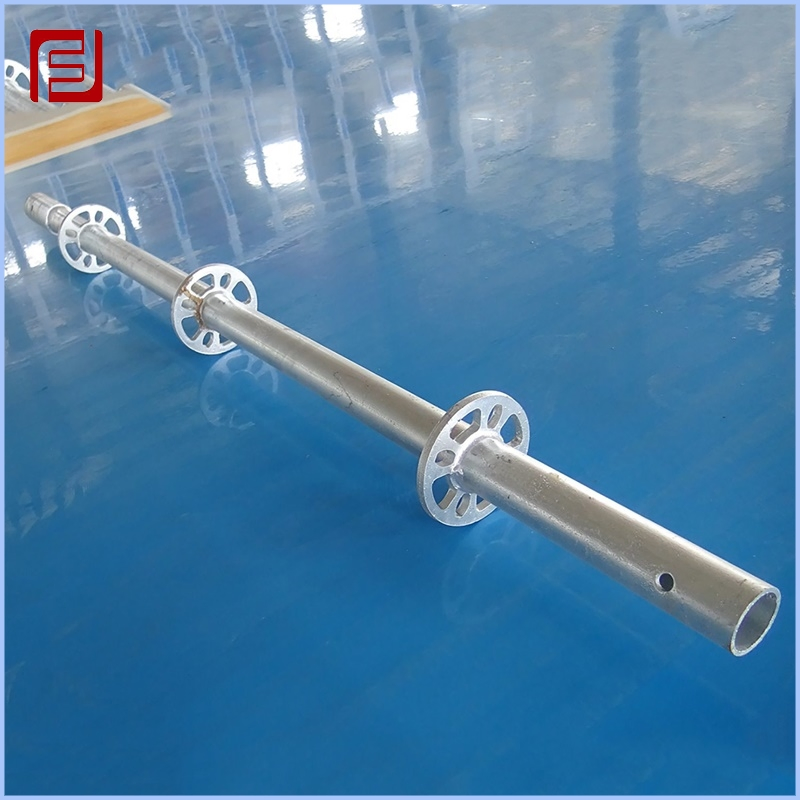 Adjustable Construction Ringlock Scaffolding Verticals Poles Cuplock Standard with Spigot