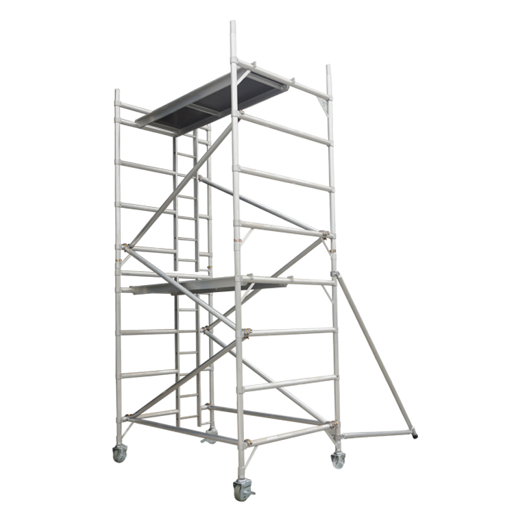 5m Platform 6m Single Double Width Aluminum Scaffolding Mobile Working Tower