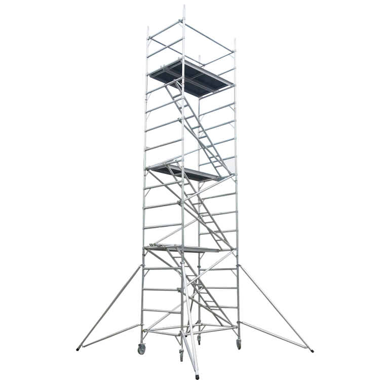 Heavy-Duty Locking Aluminum Scaffold Boards for Construction Safety