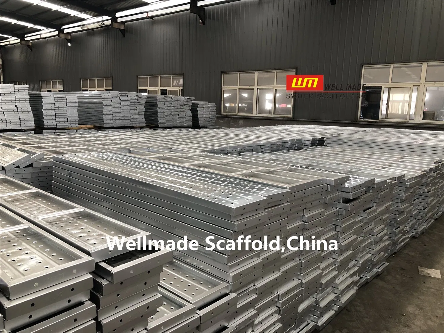 Galvanized Scaffolding Boards Walking Platform Metal Deck Steel Plank for Access Scaffold