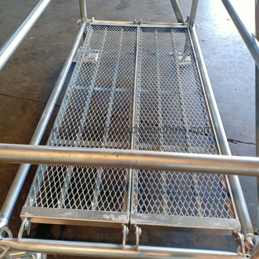 400mm Width Steel Hot DIP Galvanized Ringlock Scaffold Plank for Scaffolding System