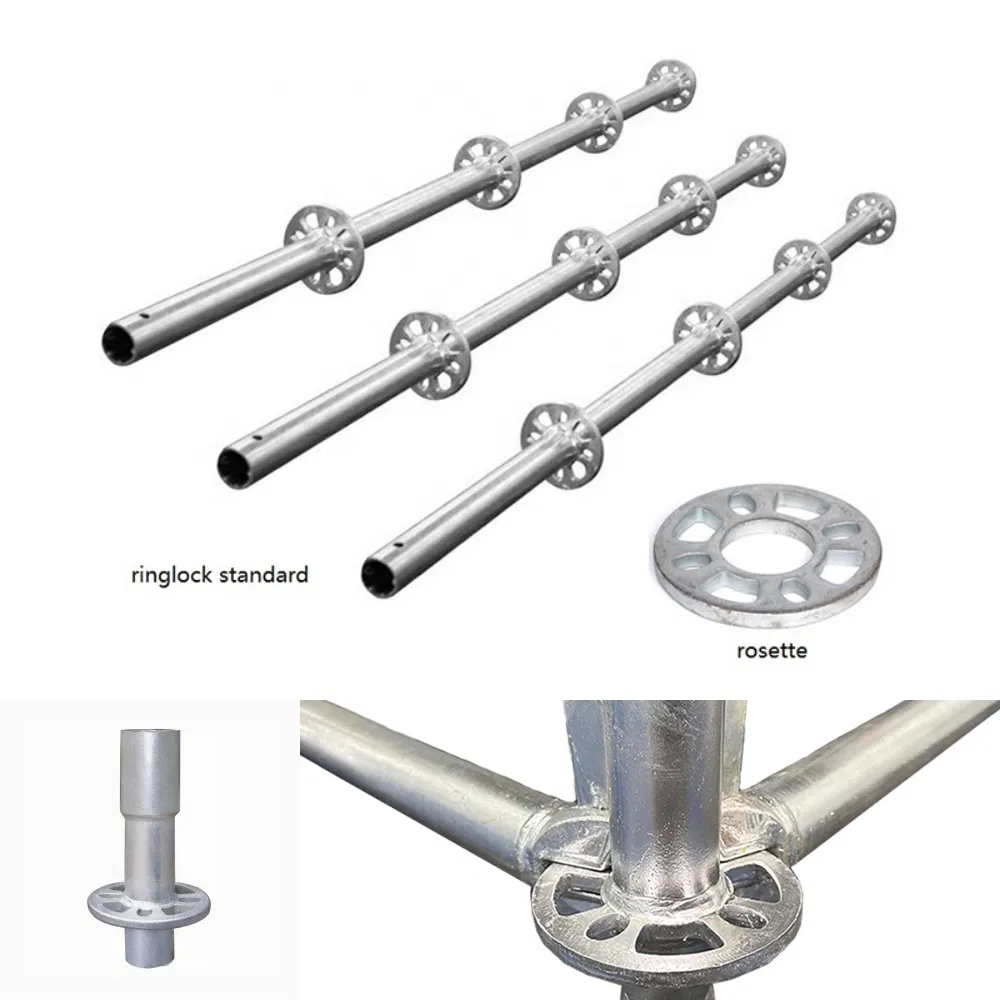 Galvanized Scaffold Ringlock Aluminum Scaffold Platform Construction All Round Layher Scaffolding System Q235 Andamios