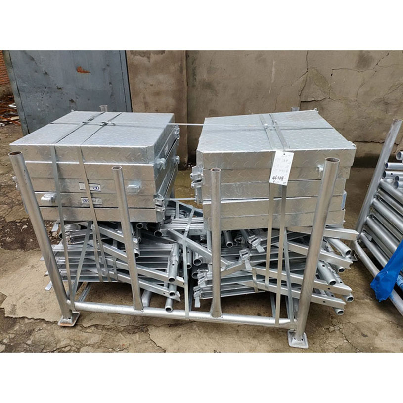 Heavy Duty Steel Material Scaffold Layher Allround Ringlock Scaffolding Ledger System for Bridge Building Construction