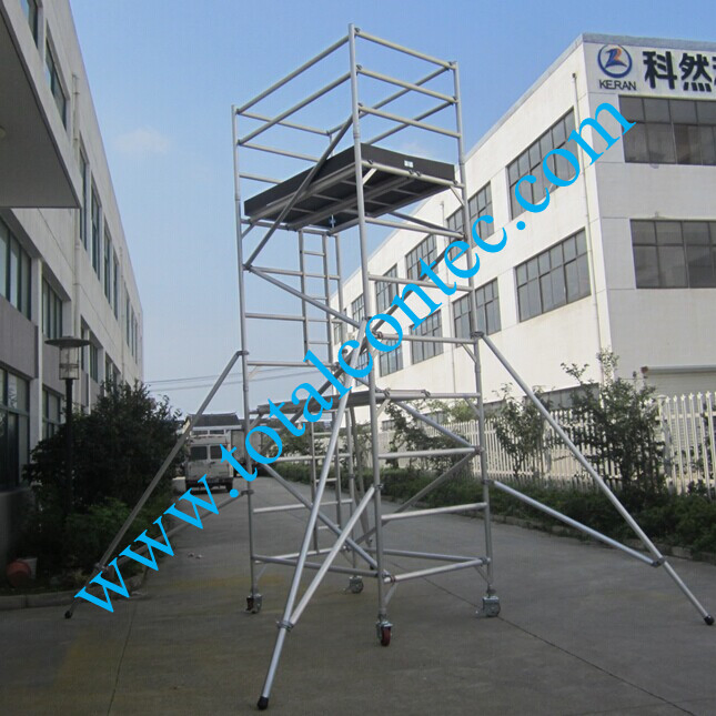Modular Aluminum Mobile Aluminium Ringlock Scaffolding Tower for Decoration