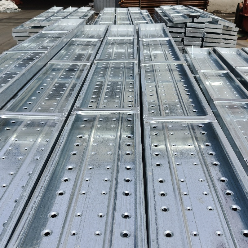 Scaffolding American 4m Galvanized Scaffold Boards Steel Plank for Sale