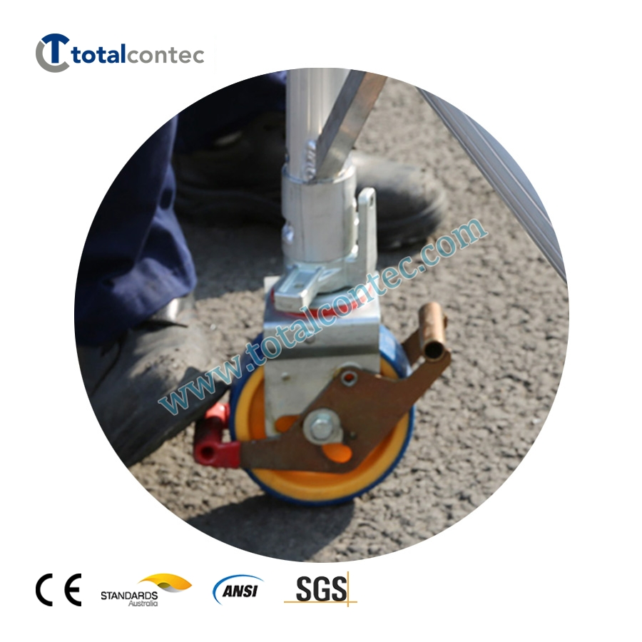 En1004 Safety Aluminum Scaffolding Mobile Tower with Plank