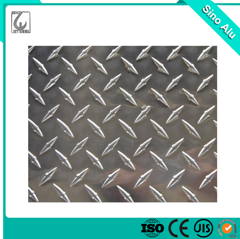 Good Quality Skid Resistance Professional Alloy Aluminum Embossed Sheet 4mm 6mm 8mm for Anti-Slip Floor