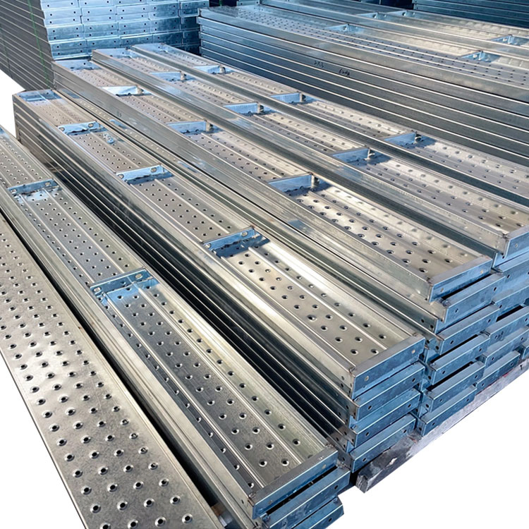 Efficient Anti Slip Perforated High Strength Adjustable Scaffold Construction Steel Plank