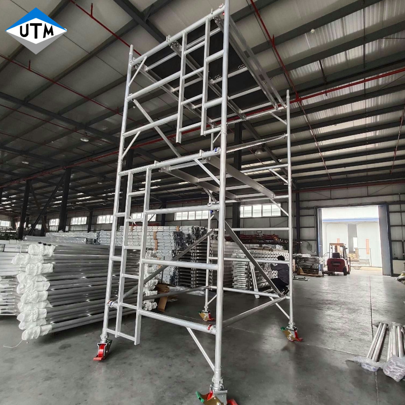 OEM High Quality Portable Scaffolding DIY Aluminium Scaffold Tower Mobile Aluminum Scaffolding Platform