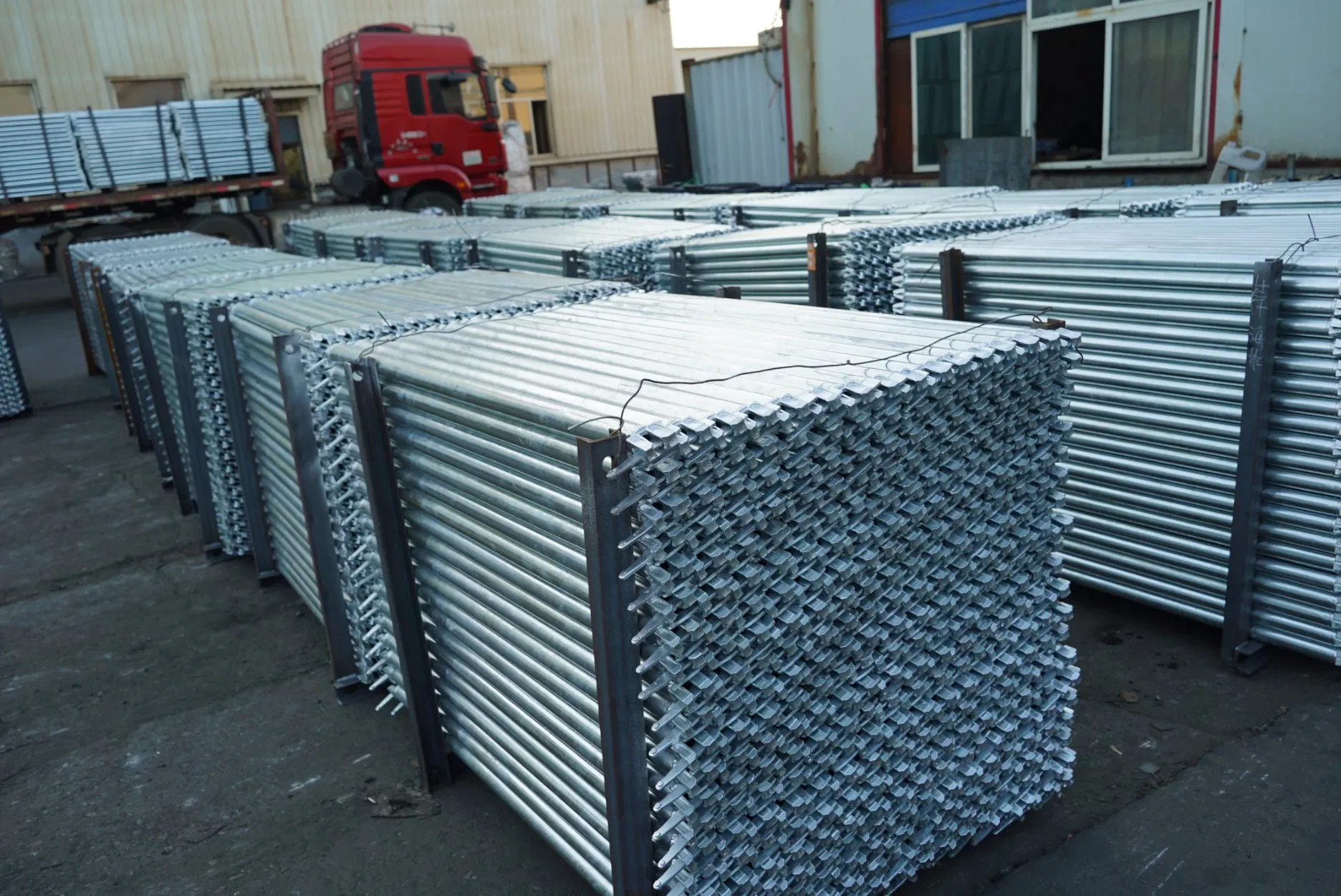 Wholesale Construction Ring Lock Scaffold Heavy Duty Building System Steel Ringlock Layer Scaffolding