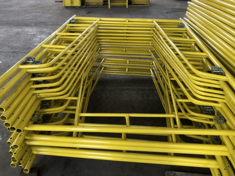 Steel Scaffolding Painted Scaffold System Shoring Euro H Frame