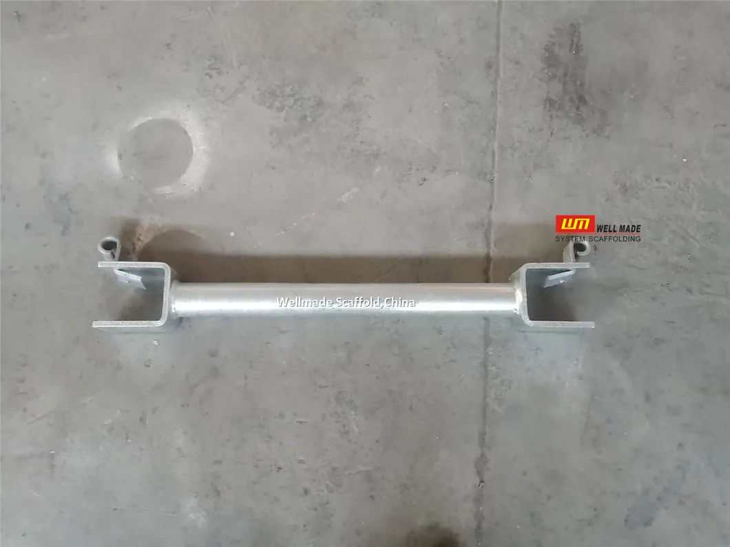 Ringlock O Ledger Steel Deck to Steel Deck-Connected to The Scaffold Platform on Both Sides