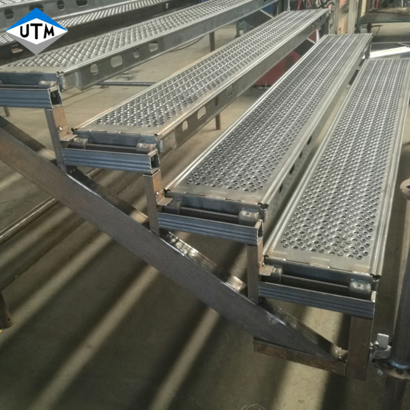 Factory Customized Length Galvanized Metal Plank Scaffold Steel Plank Scaffolding Walk Board