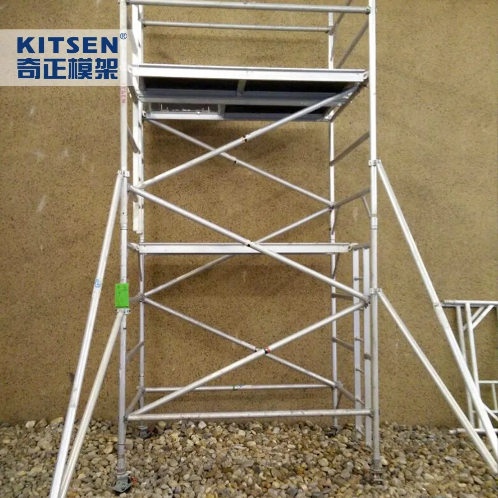 Heavy-Duty Aluminum Mobile Tower Scaffolding System with OEM Service