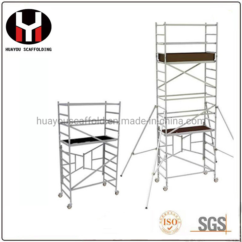 Aluminum Mobile System Aluminum Scaffold Board with Hooks
