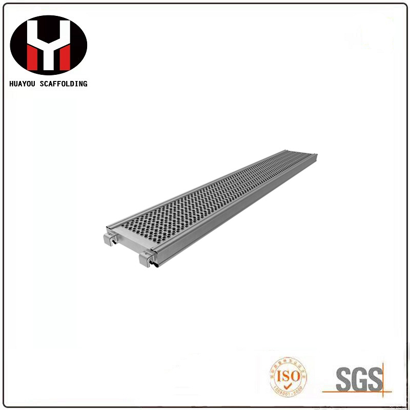 Galvanized Metal Steel Construction Plank Decking Walk Board with Hook for Ladder