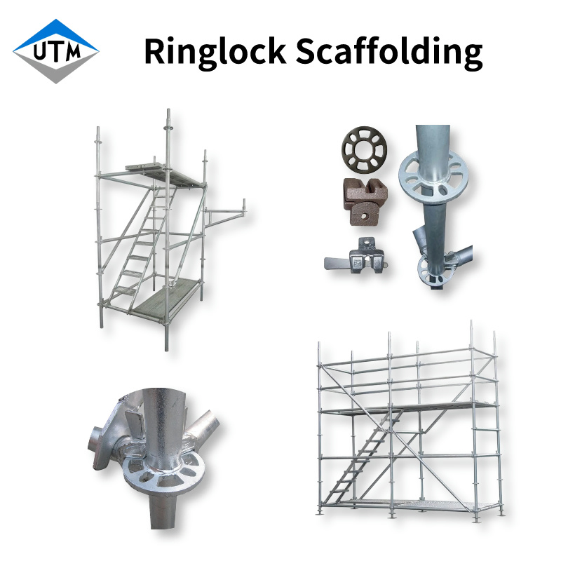Construction Metal Heavy Duty Hot DIP Galvanized Layher System All Round High Quality Building Q235/Q355 Steel Aluminum Ringlock Scaffolding Price for Sale