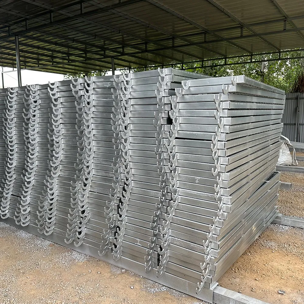 Mobile Frame Scaffolding System Scaffold Working Platform Walking Board Steel Plank