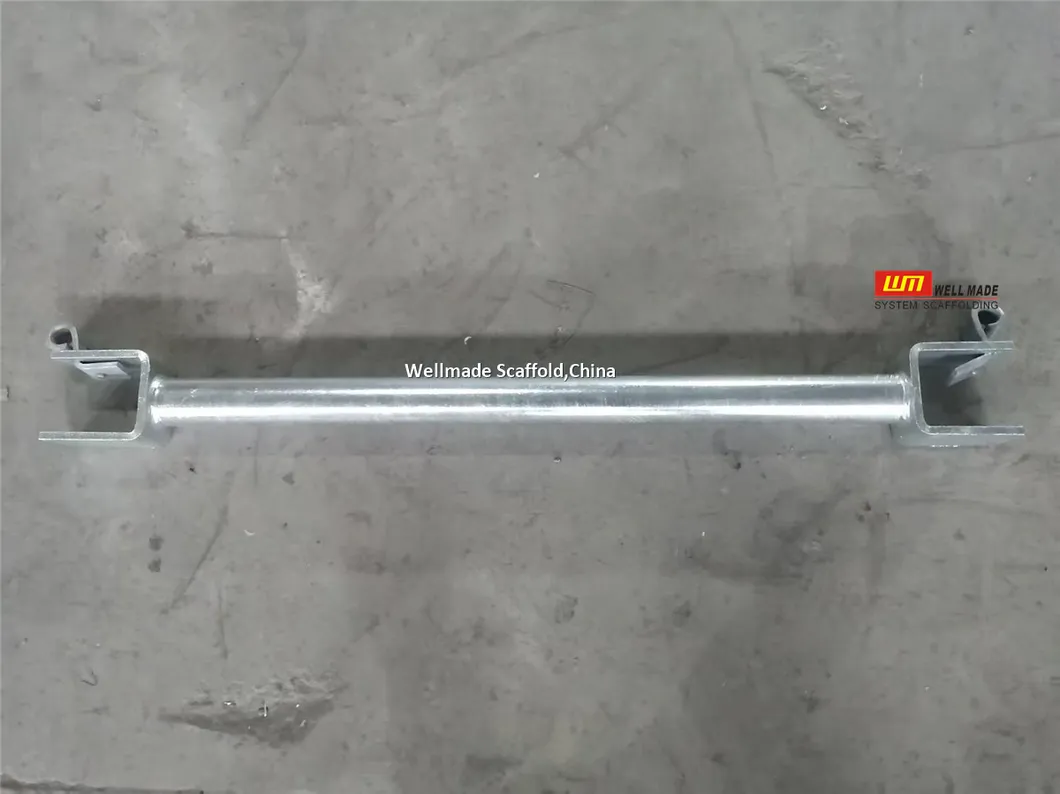 Ringlock O Ledger Steel Deck to Steel Deck-Connected to The Scaffold Platform on Both Sides