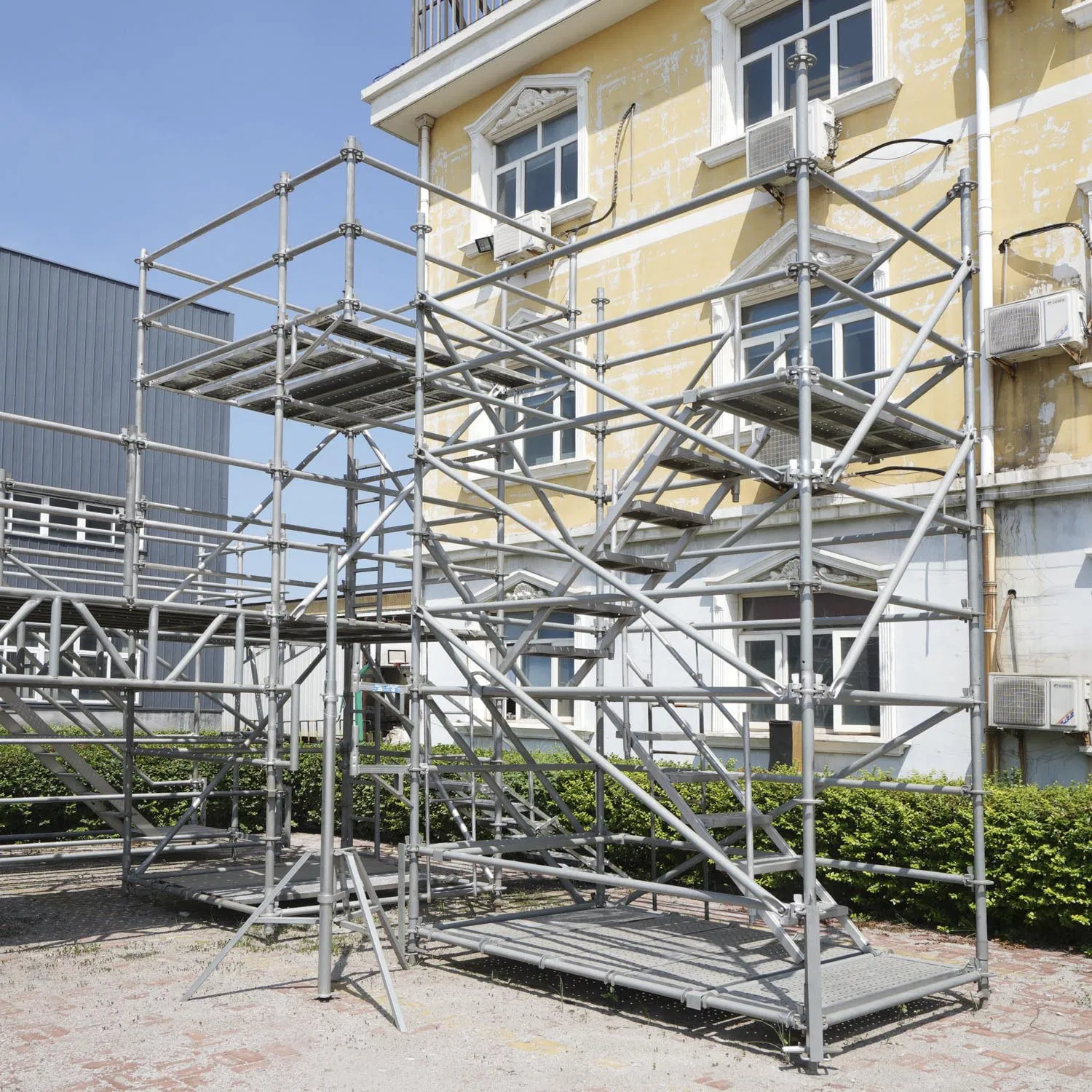 Cheap Price of Adto Hot Dipped Galvanized Steel Rainlock Scaffolding Frame System for Sale