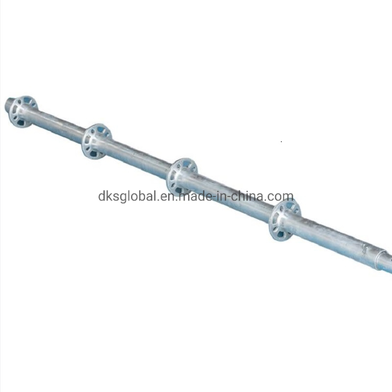 Q355 Steel Ringlock Scaffolding System with Rosette and Base Plate and Coupler