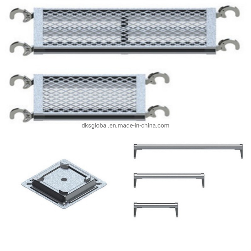 Factory Designed Construction Site Frame Scaffold Steel Plank Scaffolding System