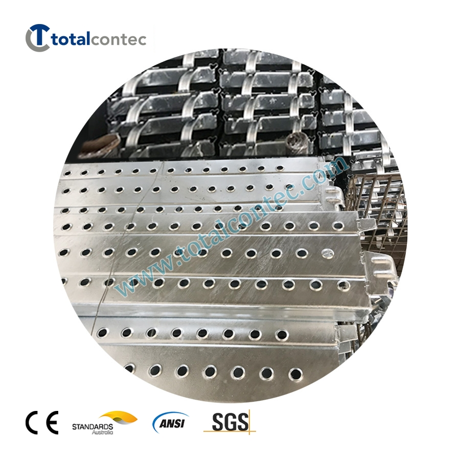 Galvanized Painted Scaffolding and Prop Perforated Steel Catwalk Plank with Hook Metal Scaffold Plank Scaffold Steel Plank