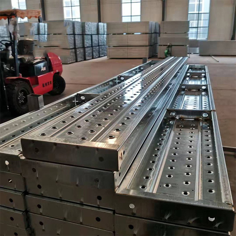 Practical Perforated High Strength Adjustable Corrosion Resistant Scaffold Construction Steel Plank