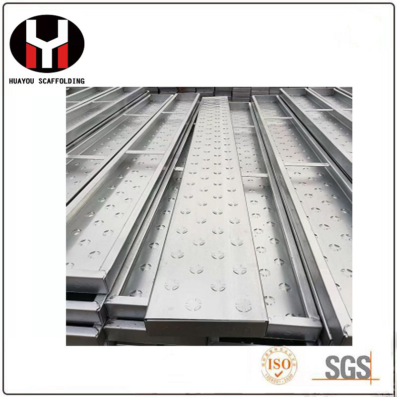 Building Materials Galvanized Scaffolding Metal Perforated Steel Plank/Metal Deck/Walk Board with Hooks
