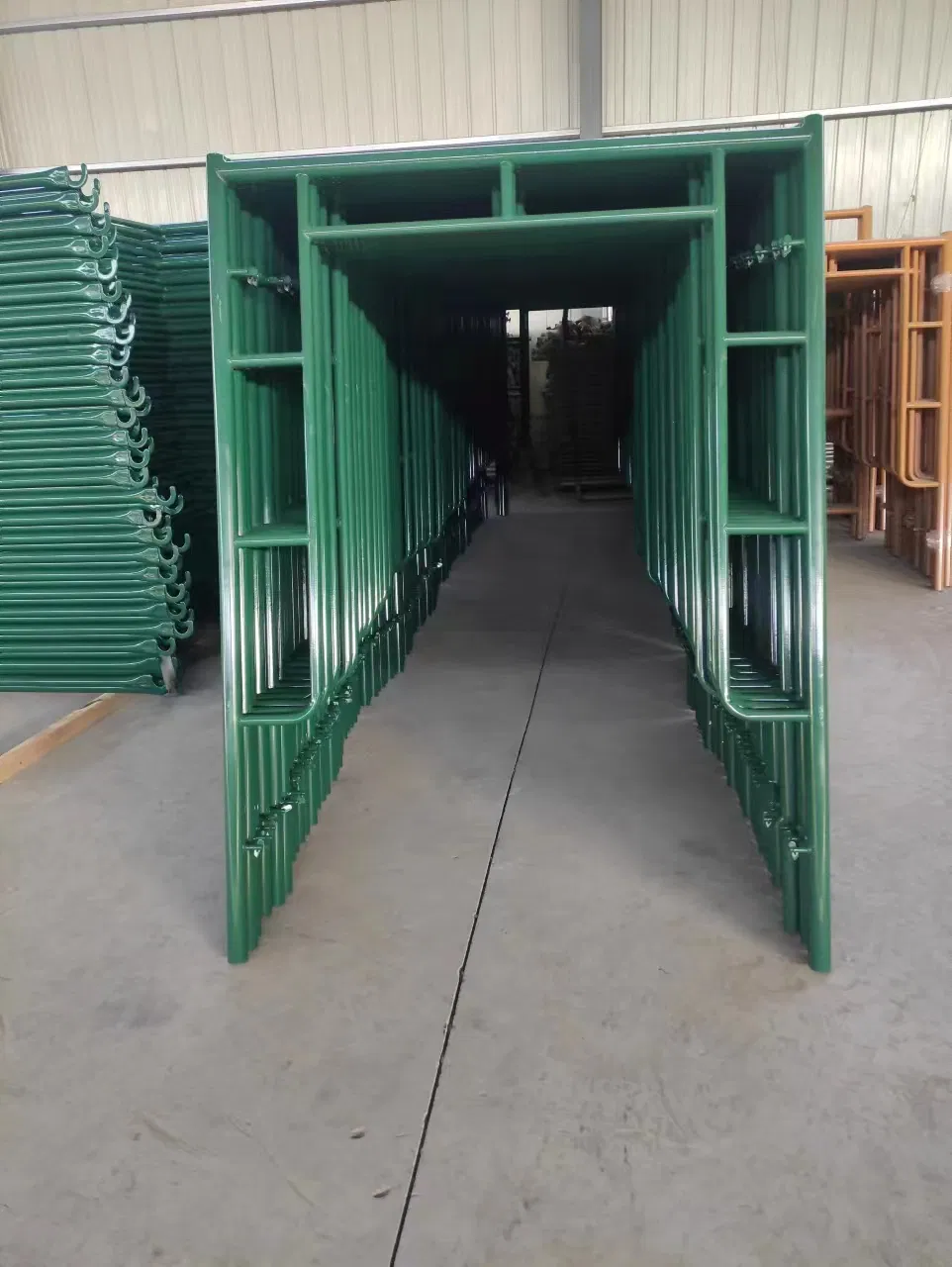 Factory Galvanized Mobile Scaffold System Aluminium Mason Frame H Frame Scaffolding Plank Narrow Frame a Layher Scaffolding Caster Wheel Construction Material