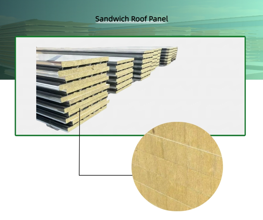 Light Weight Glass Wool Sandwich Panel for Aerial Walkway Floor Construction