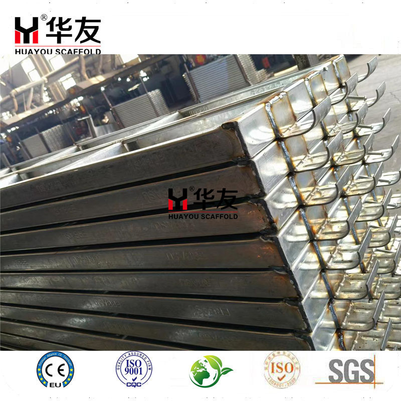 SGS Certified Building Material Galvanized Walk Steel Board Scaffolding Steel Plank with Hook