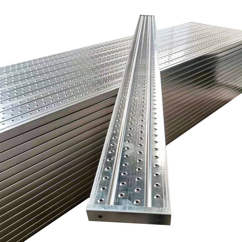 Premium High Strength Perforated Anti Slip Construction Scaffold Steel Plank