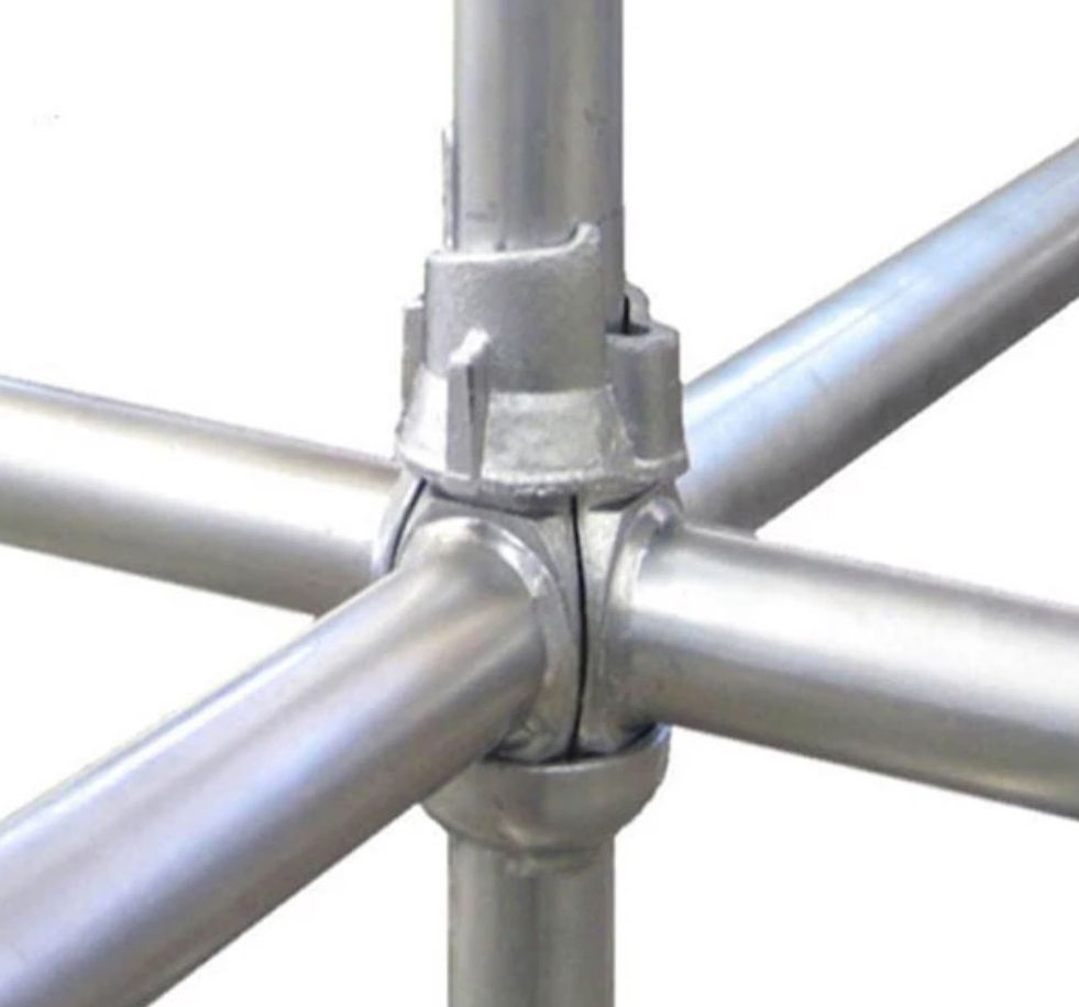 Q355 Material Hot Dipped Galvanized Cuplock Scaffolding System Standard Vertical and Ledger for Construction