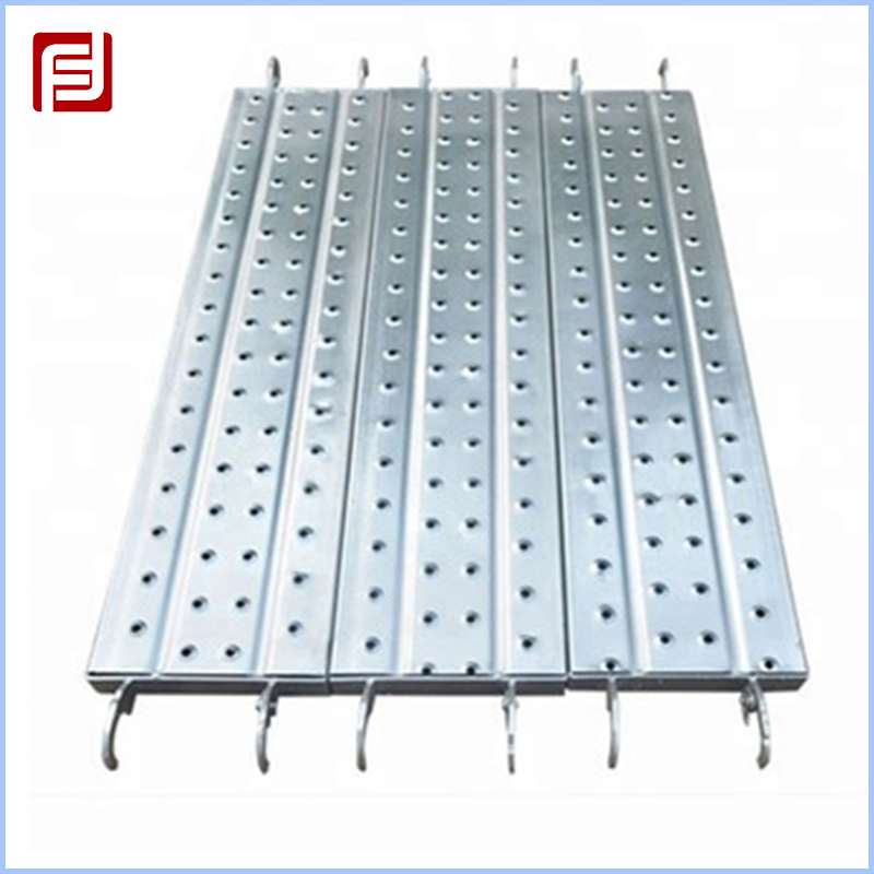 Custom Perforated Scaffold Steel Plank, Pre-Galvanized Steel Plank, Scaffolding Metal Deck