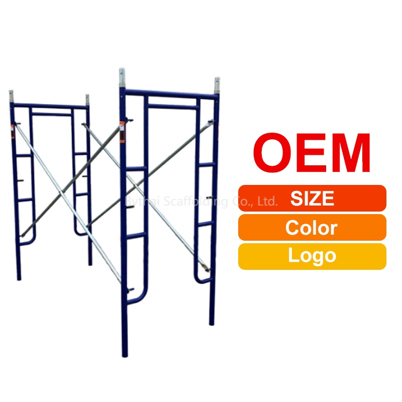 Heavy Duty Galvanized Q235 Modular Steel Frame Scaffolding System