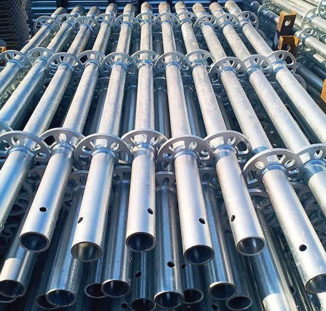 Durable Hot DIP Galvanized Cuplock Scaffolding Vertical Standard