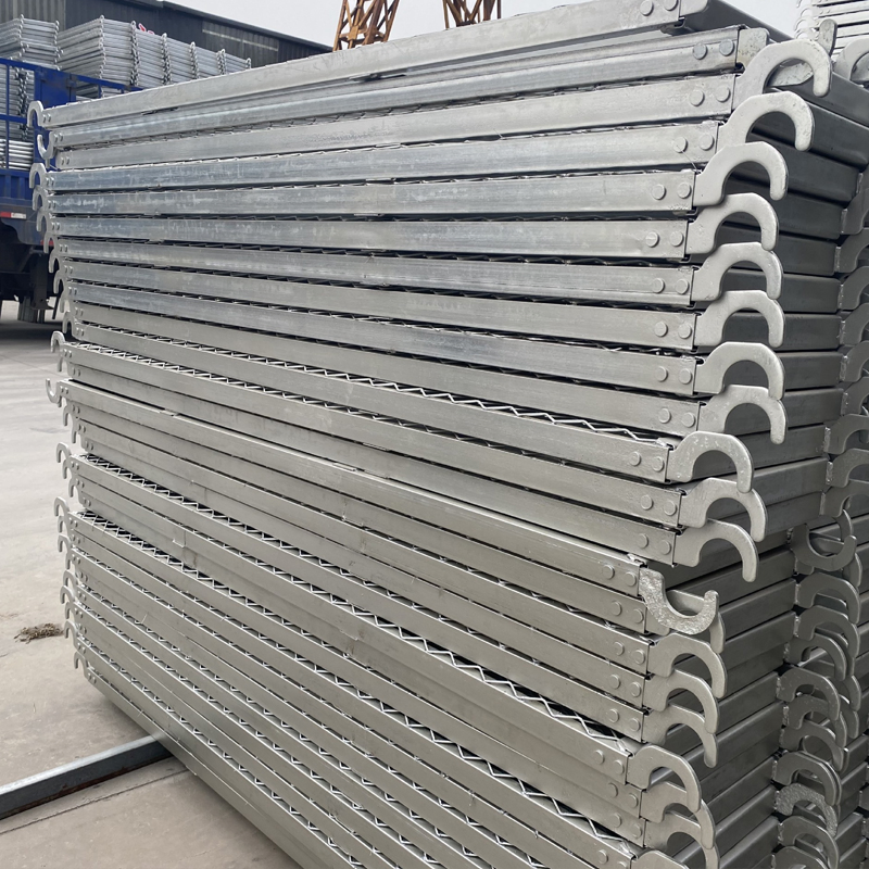 Practical Heavy Duty Perforated Anti Slip Adjustable Scaffold Construction Steel Plank