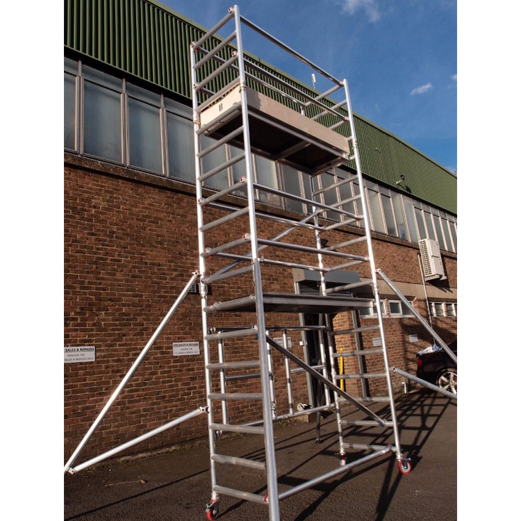 13.5m Mobile Aluminum Alloy Scaffolding Tower for Safe Access