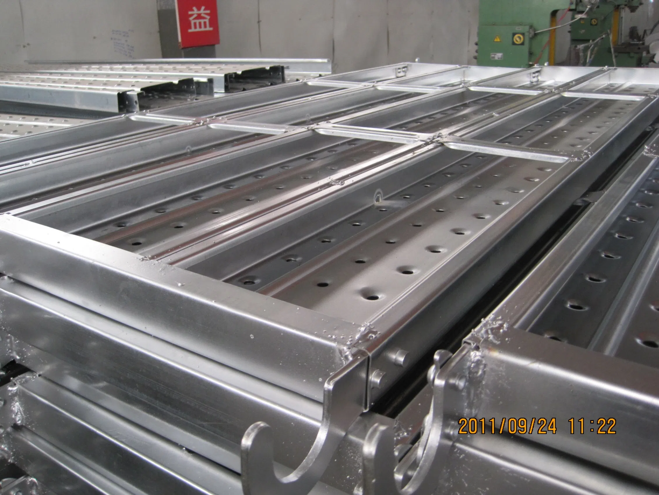 Wholesale Price 10 Foot Steel Plank Aluminium Scaffold Plank Steel Scaffolding Walk Boards with Hook