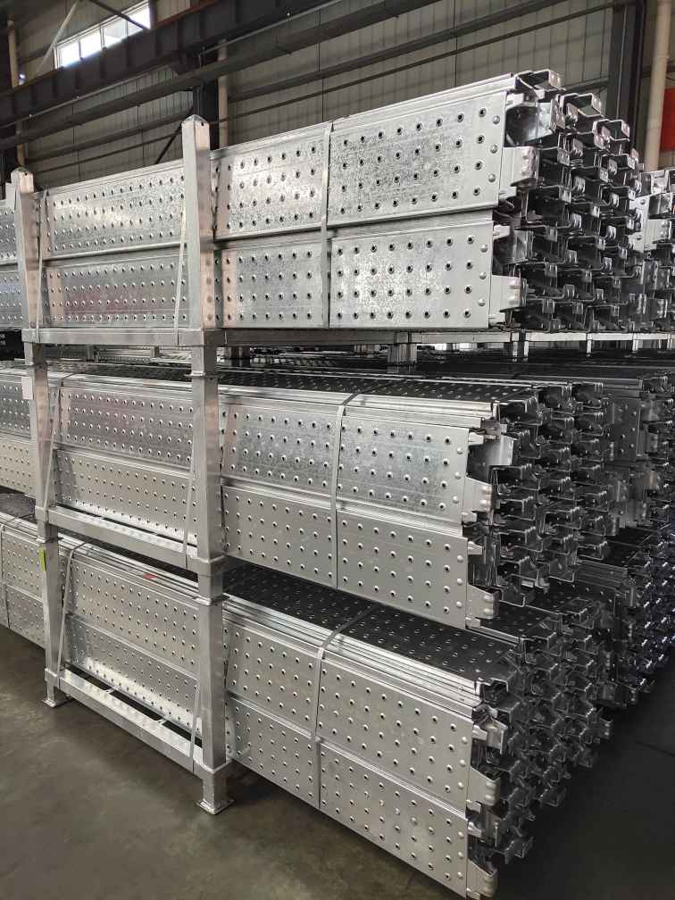 Factory Hot Sale Perforated Scaffold Boards Pre Galvanized American Type Scaffold Steel Plank