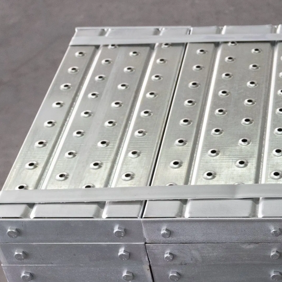 Construction Material Hot DIP Galvanized Scaffold Steel Plank Springboard Pedal Scaffolding Walk Boards
