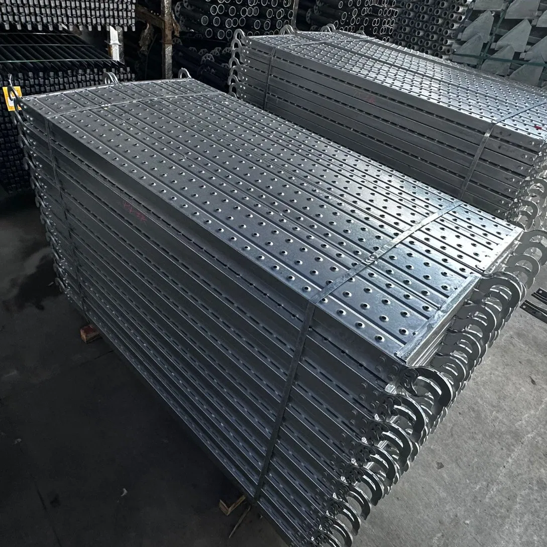 Steel Plank Scaffold Walk Board Galvanized Scaffolding Plank Durable Galvanized Steel Scaffolding Plank for Reliable Construction Projects