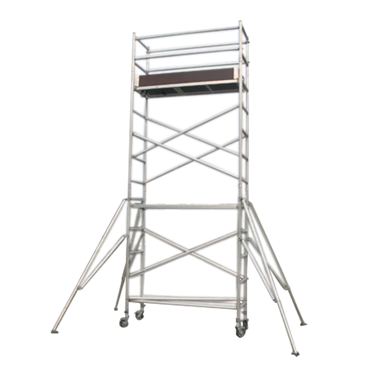 5m Platform 6m Single Double Width Aluminum Scaffolding Mobile Working Tower