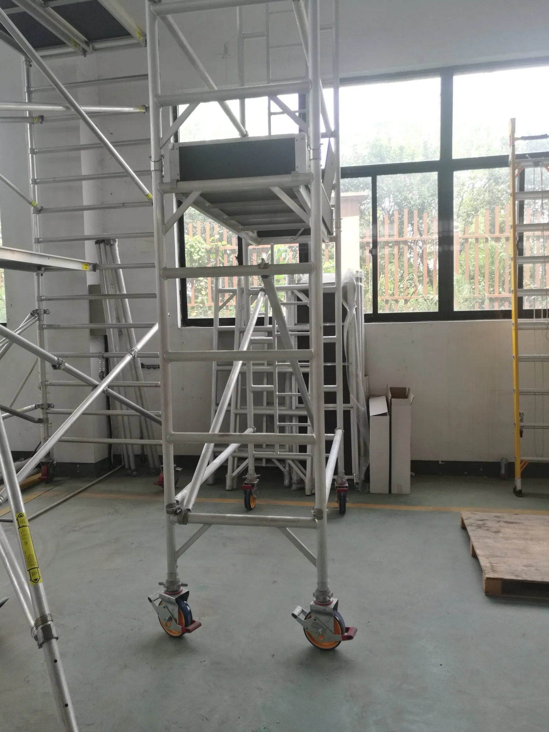 China Factory Custom Aluminum Mobile Scaffolding Tower