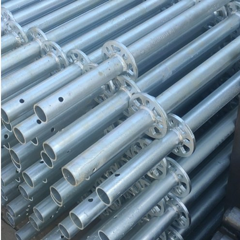 Hot DIP Gavanized Construction Scaffolding Cuplock Vertical Standard, Good Price, Good Quality, From Tangshan City Factory