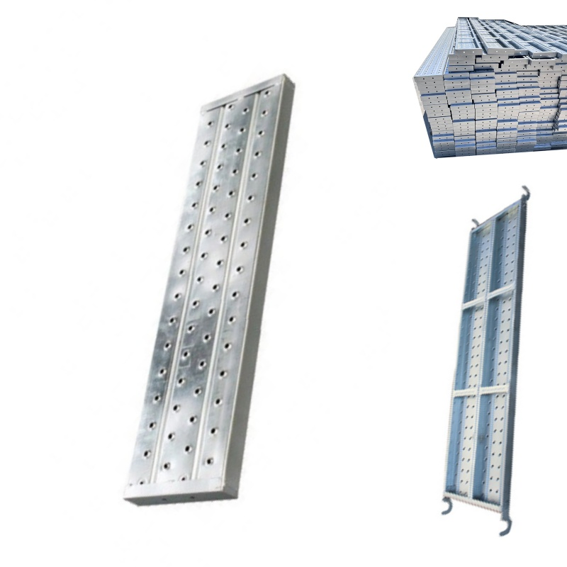 Metal Scaffold Steel Plank Manufacturer Q235 Construction Metal Plank Board with Hooks