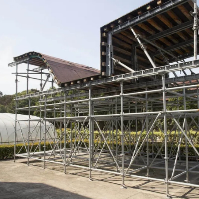 EU Standard Ringlock Scaffolding System Modern Industrial Outdoor Building Construction