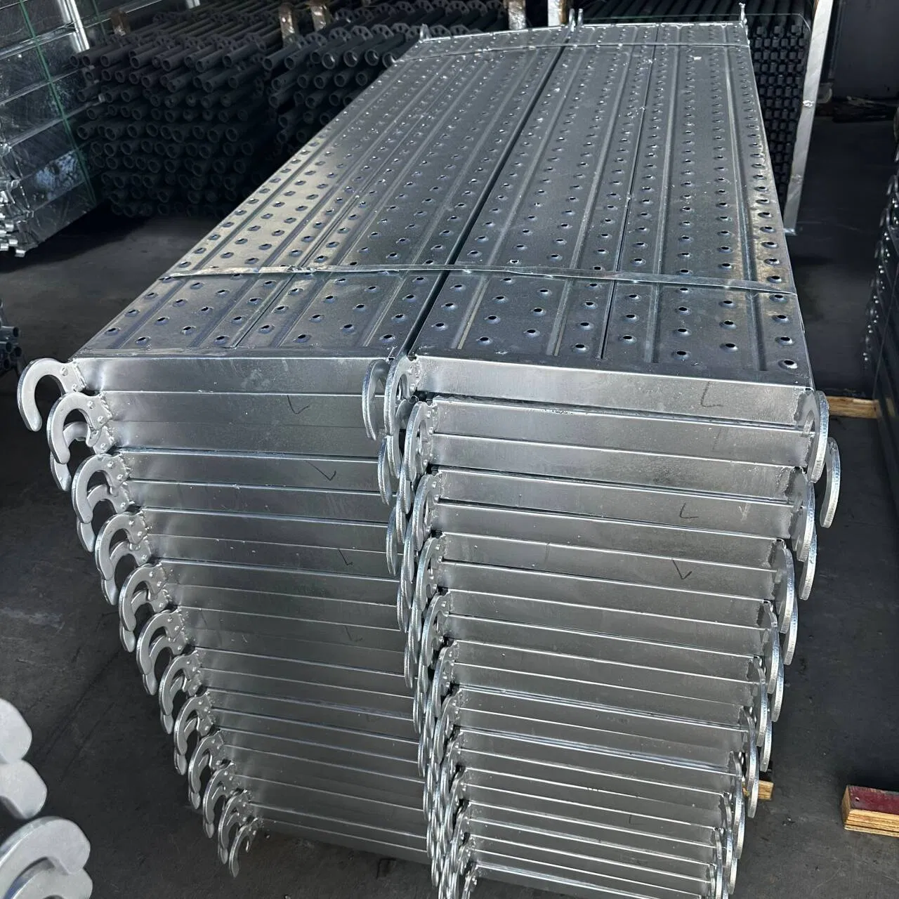 Steel Plank Scaffold Walk Board Galvanized Scaffolding Plank Durable Galvanized Steel Scaffolding Plank for Reliable Construction Projects